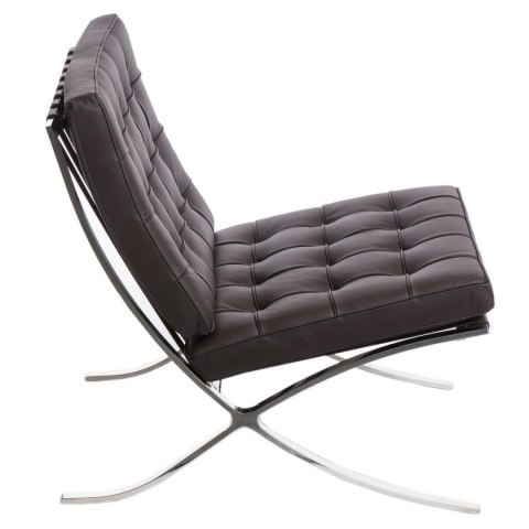 FOTEL BARCELON, CZARNA SKÓRA NATURALNA, METAL, ELEGANCKI, WYGODNY, PIKOWANY FOTEL BARCELON, CZARNA SKÓRA NATURALNA, METAL, ELEGANCKI, WYGODNY, PIKOWANY