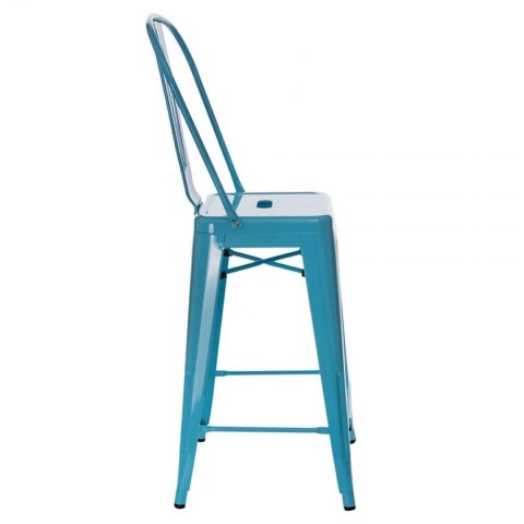METALOWY HOKER LOFT ARTPRO, oparcie, INDUSTRIAL