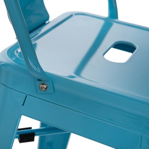 METALOWY HOKER LOFT ARTPRO, oparcie, INDUSTRIAL