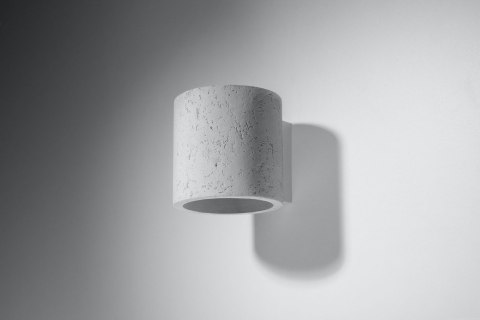 BETONOWY OWALNY KINKIET, ŚWIATŁO GÓRA DÓŁ, LOFT BETONOWY OWALNY KINKIET, ŚWIATŁO GÓRA DÓŁ, LOFT
