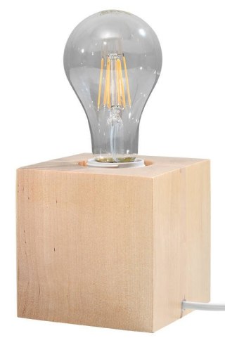 INDUSTRIALNA LAMPKA BIURKOWA - ARIZ, DREWNO, NIETYPOWA