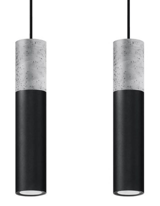 Lampa wisząca BORGIO 2 czarny