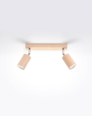 LAMPA SUFITOWA PLAFON DREWNIANY SERENO, SALON, SKANDYNAWSKI, POLSKI PRODUKT