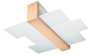 LAMPA SUFITOWA KINKIET LUMINA, DREWNO, NOWOCZESNA, SKANDYNAWSKA, SALON, LED