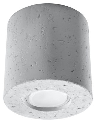 NOWOCZESNY OKRĄGŁY PLAFON, BETON, SALON, LOFT, G9