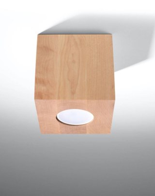 LAMPA DREWNIANA LUMINOS, KOSTKA, SZEŚCIAN, SKANDYNAWSKA, NOWOCZESNA, DESIGN