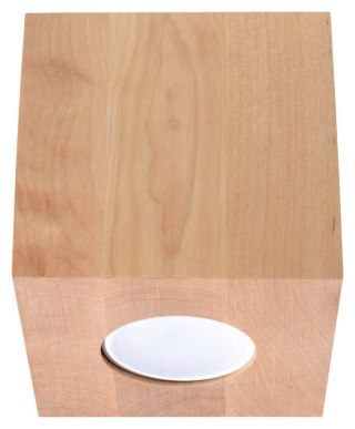 LAMPA DREWNIANA LUMINOS, KOSTKA, SZEŚCIAN, SKANDYNAWSKA, NOWOCZESNA, DESIGN