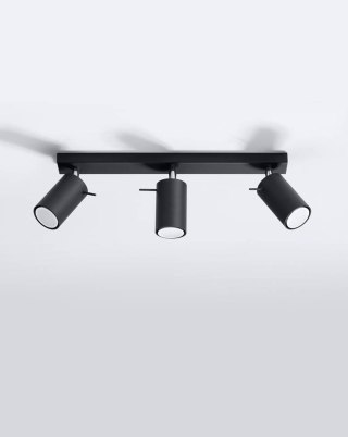 PLAFON SUFITOWY APERION, LAMPA LOFT, INDUSTRIALNA, CHROM, REGULOWANA