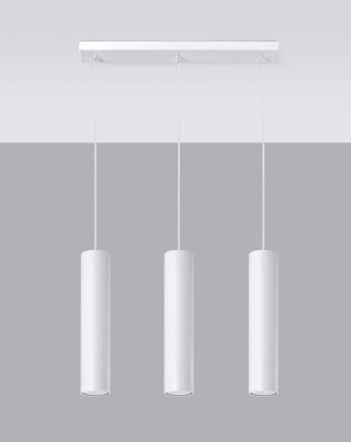 Lampa wisząca LAGOS 3L biały