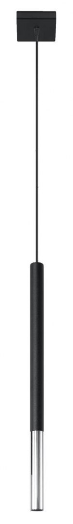 Lampa wisząca MOZAICA 1 czarny/chrom