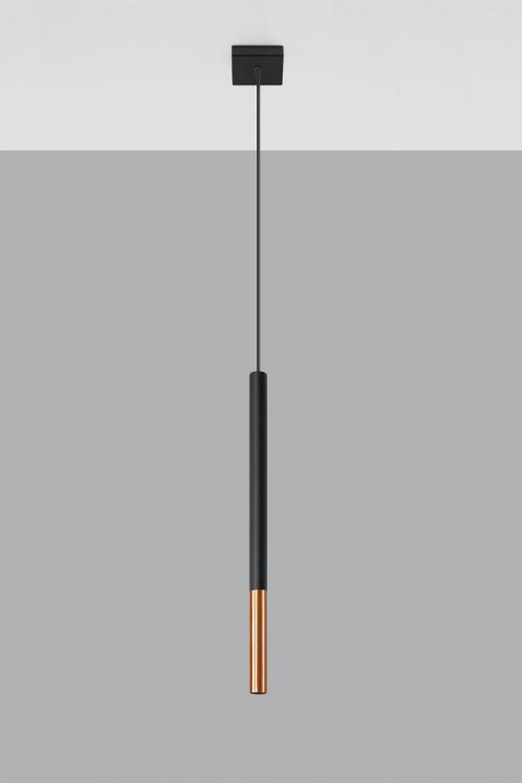 Lampa wisząca MOZAICA 1 czarny/miedź Lampa wisząca MOZAICA 1 czarny/miedź