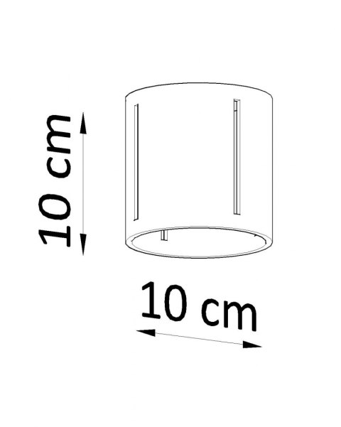 OKRĄGŁY NOWOCZESNY MAŁY PLAFON, CZARNY METAL 10 CM OKRĄGŁY NOWOCZESNY MAŁY PLAFON, CZARNY METAL 10 CM