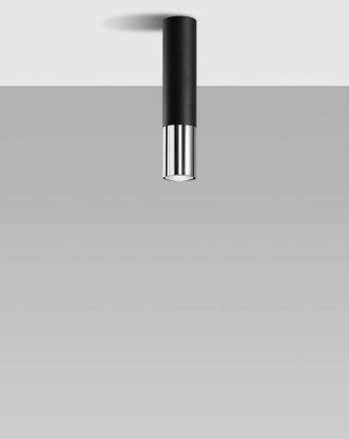 LAMPA SUFITOWA LUMINOS, NOWOCZESNA, PLAFON, KINKIET, CZARNA, LOFT, POLSKA