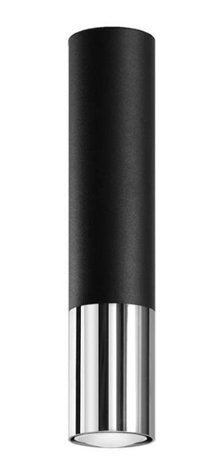 LAMPA SUFITOWA LUMINOS, NOWOCZESNA, PLAFON, KINKIET, CZARNA, LOFT, POLSKA