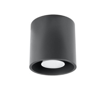 LAMPA SUFITOWA, KINKIET AURA, NOWOCZESNA, CYLINDER, CZARNA, TUBKA, LOFT