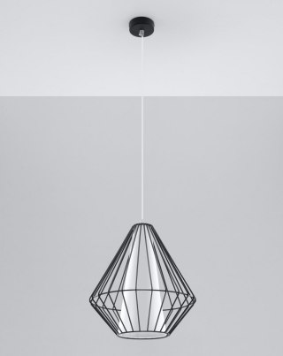 Lampa wisząca DEMI czarna