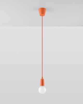 Lampa wisząca DIEGO 1 pomarańczowy