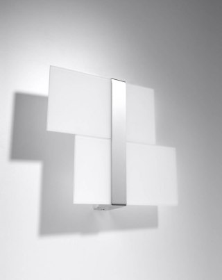 LAMPA SUFITOWA ŚCIENNA LUMINOS, CHROM, NOWOCZESNA, LOFT, SKANDYNAWSKA