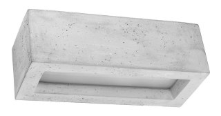 KINKIET BETONOWY LUCIDO, LAMPA ŚCIENNA, LOFT, NATYNKOWY, GÓRA DÓŁ, SZARY