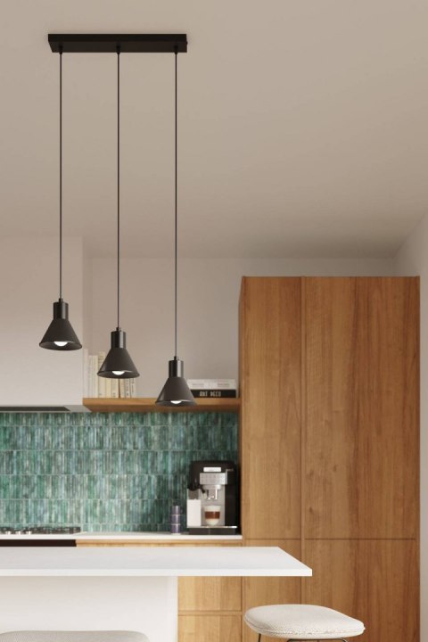 Lampa wisząca TALEJA 1 czarna [E27]