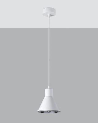 LAMPA WISZĄCA CLARUS, NOWOCZESNA, ŻYRANDOL, SALON, CZARNA, BIAŁA, LOFT