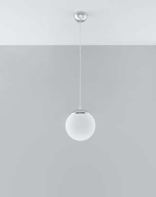 LAMPA NOWOCZESNA VELOCE, SZKŁO MLECZNE, MINIMALISTYCZNA, POLSKI PRODUCENT