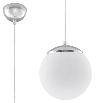 LAMPA NOWOCZESNA VELOCE, SZKŁO MLECZNE, MINIMALISTYCZNA, POLSKI PRODUCENT