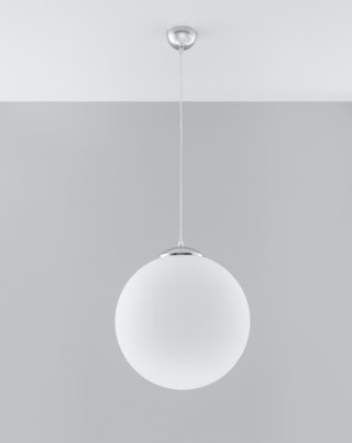 LAMPA SUFITOWA VELOCE, NOWOCZESNA, SZKŁO MLECZNE, SALON, POLSKI PRODUCENT