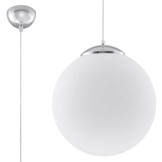 LAMPA SUFITOWA VELOCE, NOWOCZESNA, SZKŁO MLECZNE, SALON, POLSKI PRODUCENT