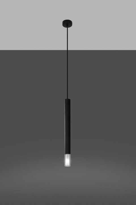 Lampa wisząca WEZYR 1 czarna Lampa wisząca WEZYR 1 czarna