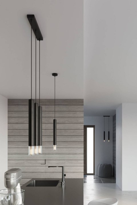 Lampa wisząca WEZYR 1 czarna Lampa wisząca WEZYR 1 czarna