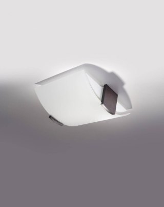 LAMPA LUMINIO, DREWNIANA, MLECZNE SZKŁO, NOWOCZESNA, POLSKI PRODUCENT