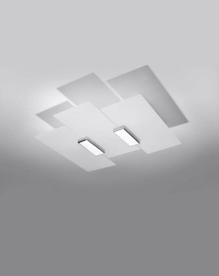 LAMPA SUFITOWA AETHEL, NOWOCZESNA, SZKŁO, LOFT, GEOMETRYCZNA, SALON, DESIGN