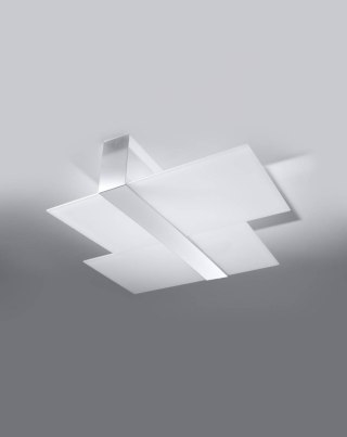LAMPA SUFITOWA LUMINOS, ŚCIENNA, CHROM, NOWOCZESNA, LOFT, SALON, KUCHNIA