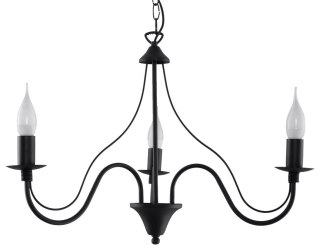 ŻYRANDOL LAMPA WISZĄCA CANDELA, ŚWIECZNIKOWY, METALOWY, SALON, LOFT, DESIGN