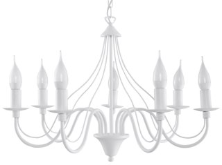 LAMPA WISZĄCA ŻYRANDOL LUMINAR, MINERWA, ŚWIECZNIKOWA, ELEGANCKA, SALON