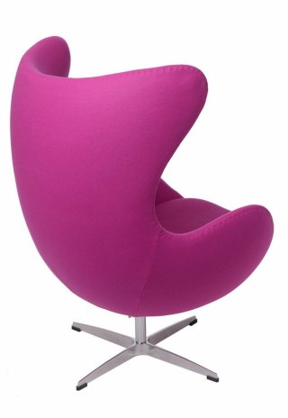 Fotel EGG - Jajo, amarantowy kaszmir, Premium