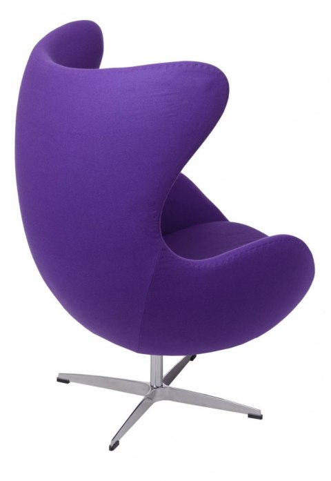 Fotel EGG - Jajo, fioletowy kaszmir 4 Premium