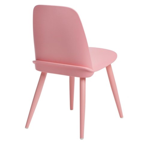 Krzesło Rosse różowe SKANDYNAWSKIE,MINIMALISTYCZNE Krzesło Rosse różowe SKANDYNAWSKIE,MINIMALISTYCZNE