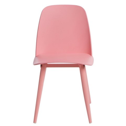 Krzesło Rosse różowe SKANDYNAWSKIE,MINIMALISTYCZNE Krzesło Rosse różowe SKANDYNAWSKIE,MINIMALISTYCZNE