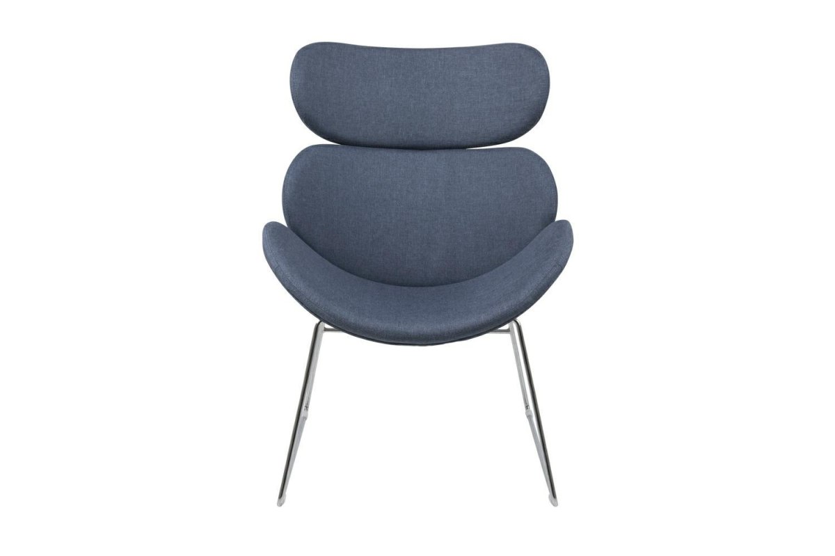Fotel Cazar Dark Blue chrom Fotel Cazar Dark Blue chrom