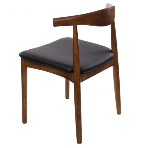 Krzesło drewniane Brązowe, eleganckie, klasyczne Krzesło drewniane Brązowe, eleganckie, klasyczne