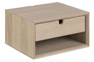 SZAFKA NOCNA LOFT, DĄB, DO SYPIALNI, DO POKOJU, PODWIESZNA, Z SZUFLADĄ