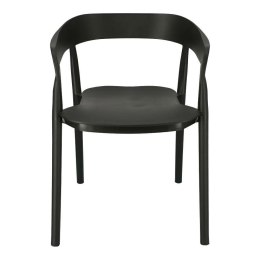 Krzesło Bow czarne, NOWOCZESNE, UNIWERSALNE, LOFT, DO KUCHNI, DO JADALNI