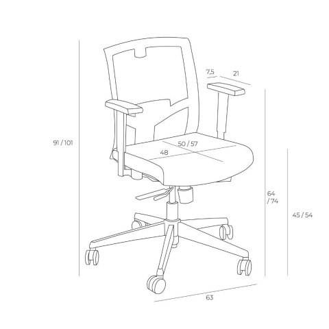 Fotel biurowy Ergonomiczny, obrotowy, czarny/szary Fotel biurowy Ergonomiczny, obrotowy, czarny/szary