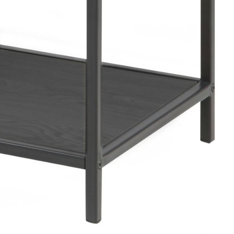 Regał Seaford IV Czarny, METALOWY, LOFT, 6 półek Regał Seaford IV Czarny, METALOWY, LOFT, 6 półek