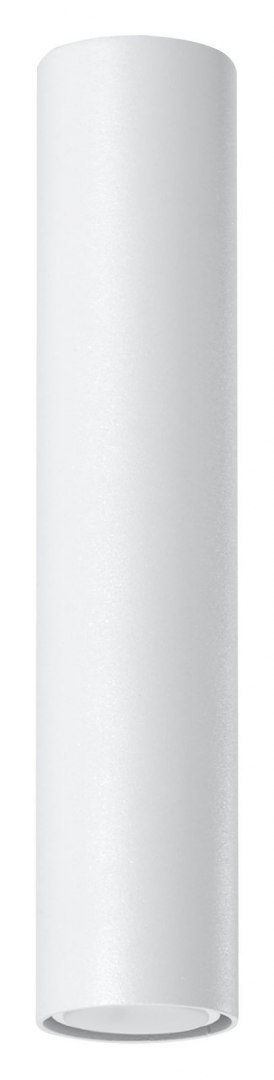 NOWOCZESNY BIAŁY PLAFON, METAL, GU10, RURKA 30 CM