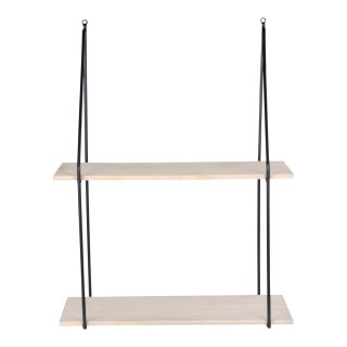 PÓŁKA WISZĄCA LOFT ŚCIENNA, REGAŁ NA KSIĄŻKI, KWIATY, DO SALONU, STEELWOOD