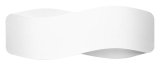 ASYMETRYCZNY POZIOMY KINKIET, BIAŁY, 40 cm, LAMPA
