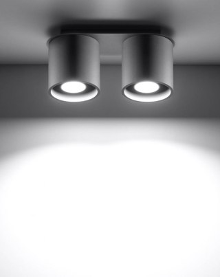 LAMPA SUFITOWA TUBOWA CYLINDRA, NOWOCZESNA, SALON, LOFT, CZARNA, POLSKA